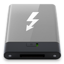 Grey Thunderbolt W icon